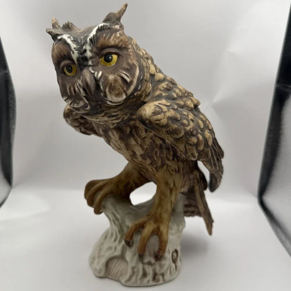 Vtg 1969 Goebel Hummel W Germany Screech Owl Porcelain Bird Figurine CV99 Matte